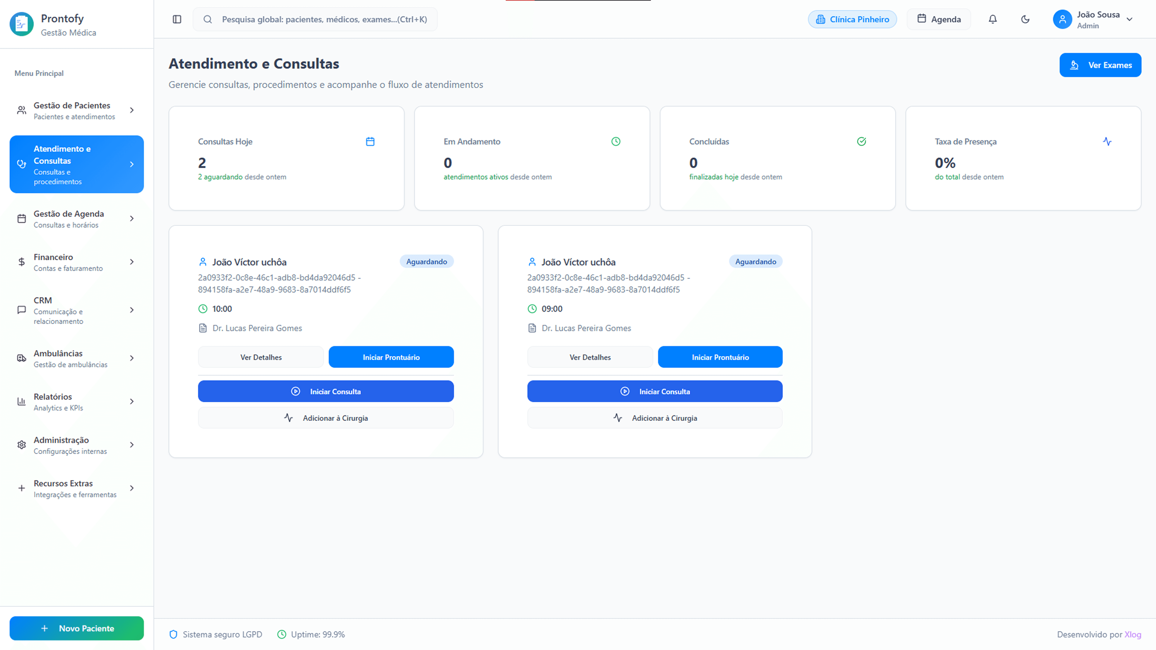 Gestão de Atendimento