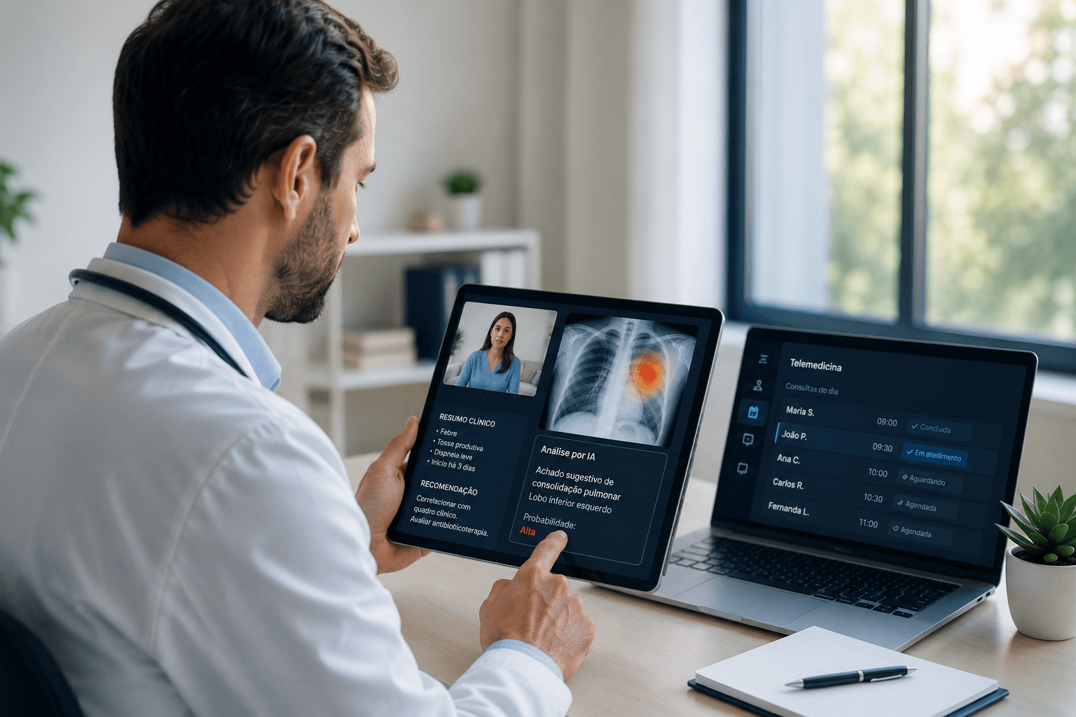 IA Diagnóstica e Telemedicina: O Futuro da Saúde